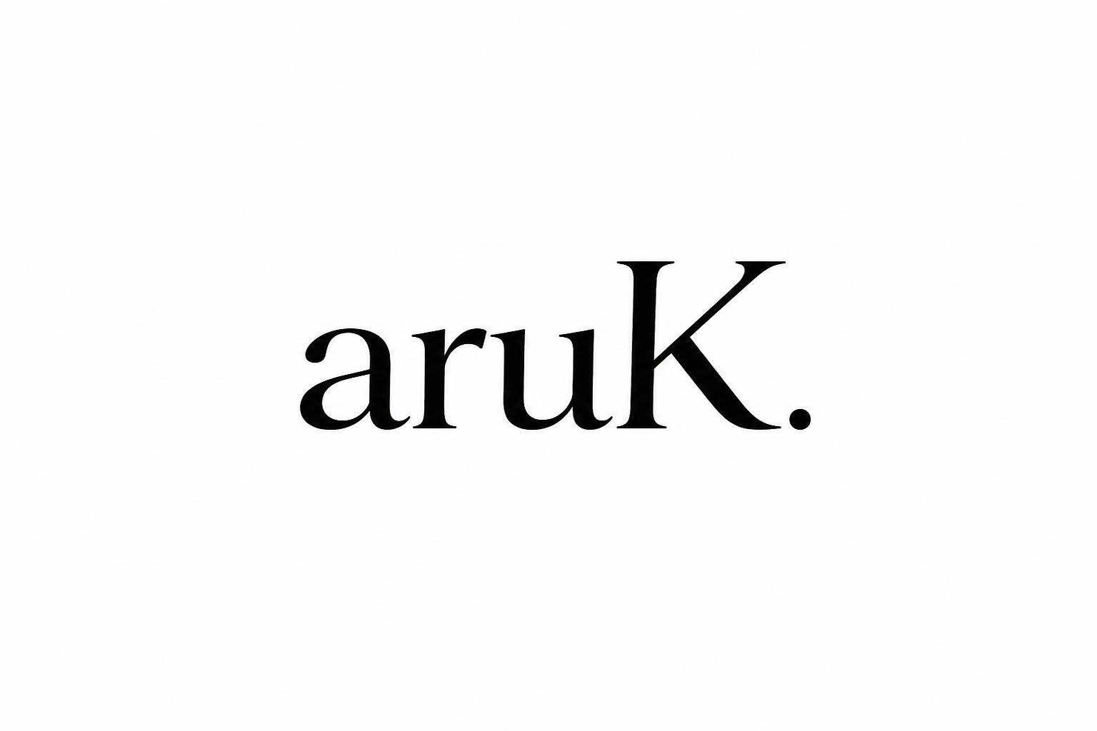 aruKのブランドビジュアル